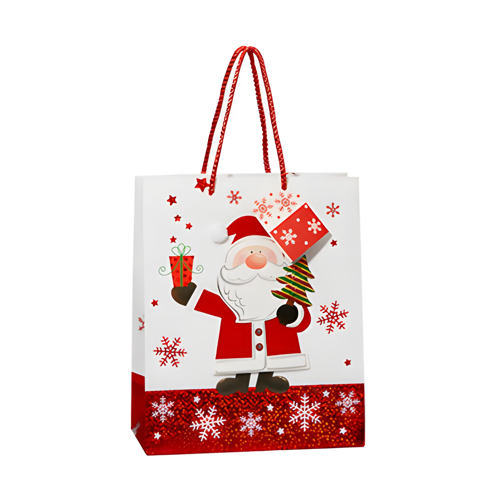 3D Geschenktüte 'Xmas', groß