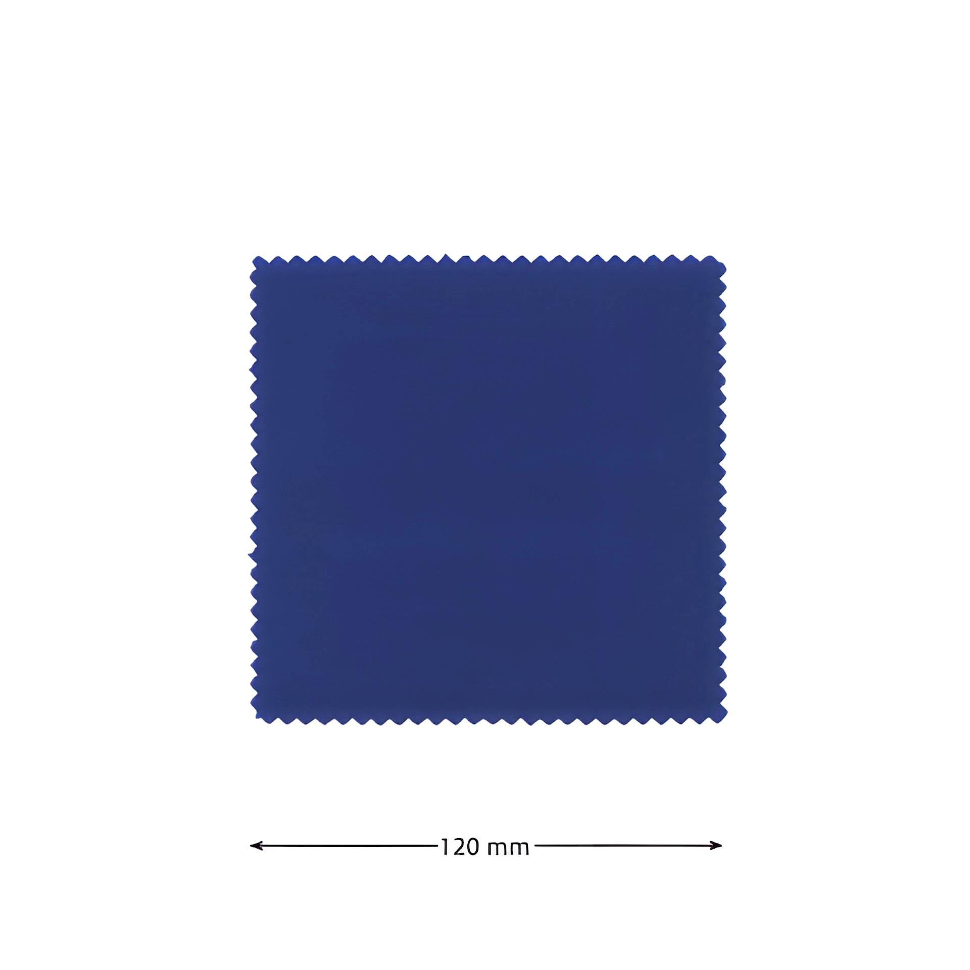 Deckchen 120 mm blau