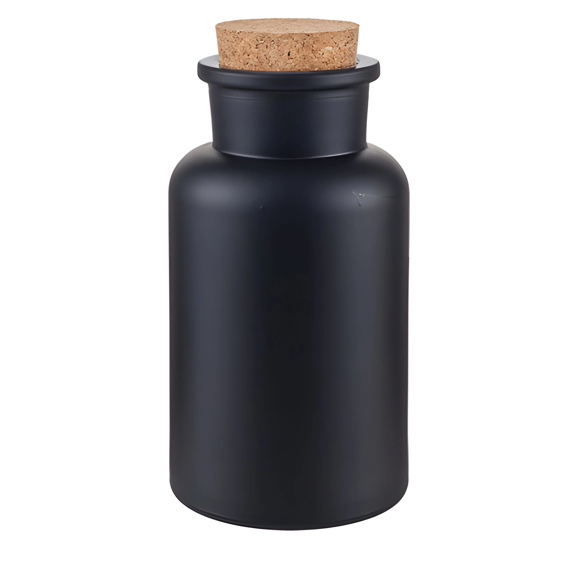 Korkenglas 300 ml schwarz matt beschichtet
