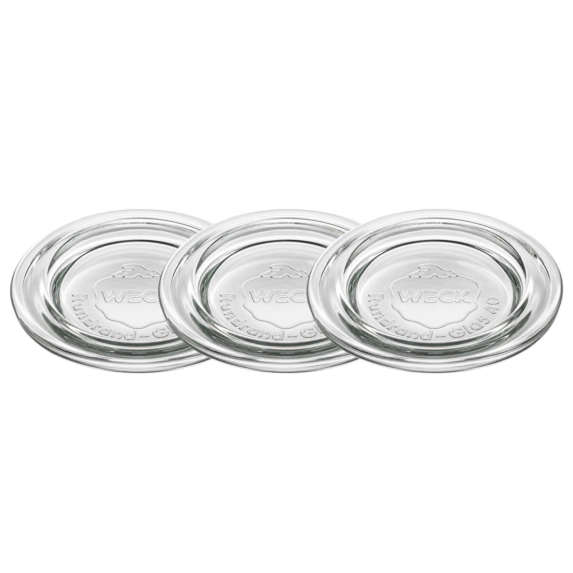 WECK-Glasdeckel 40 mm, 3 Stück