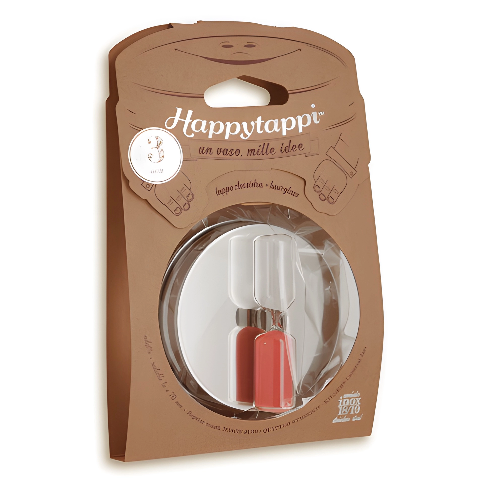 HappyTappi CT 70 mit 3-Minuten-Sanduhr