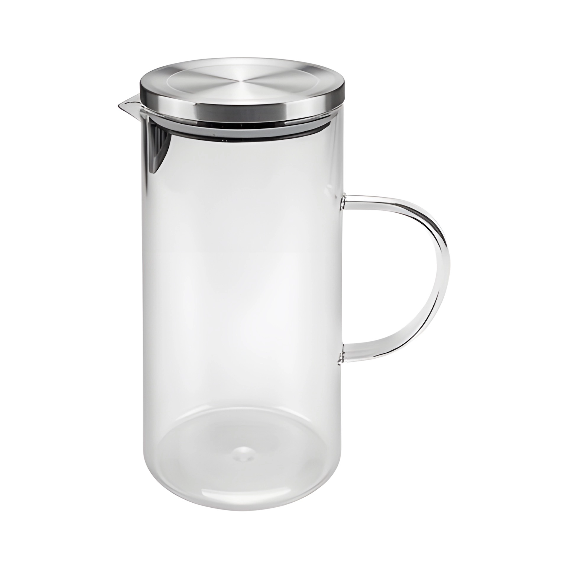 Glaskrug 1,4 l mit Edelstahldeckel
