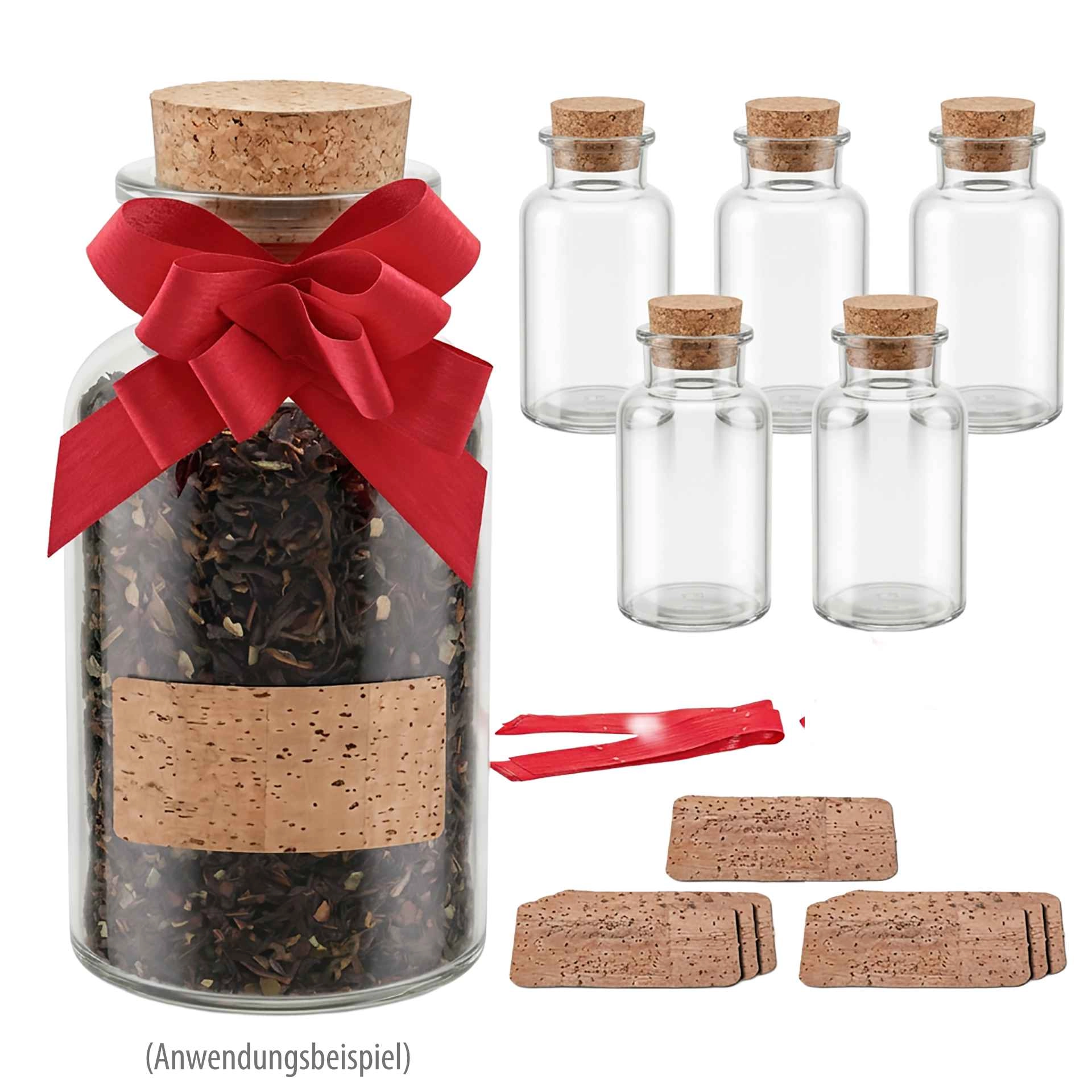 Korkenglas 300 ml, 6er Set