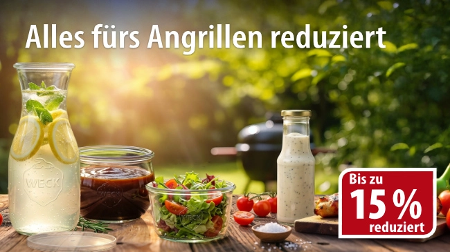 Bis zu 15 Prozent auf Grillzubehör