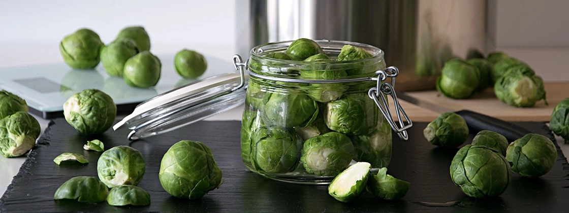 Rosenkohl im Glas