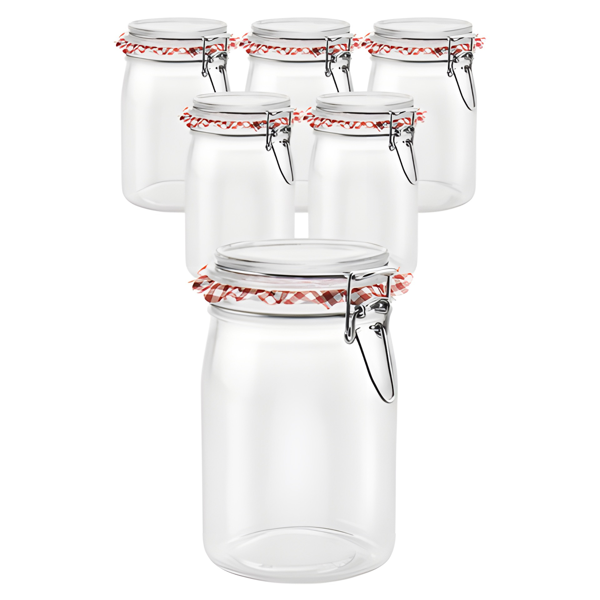 6er Set Bügelglas 'Ermetico' 1000 ml
