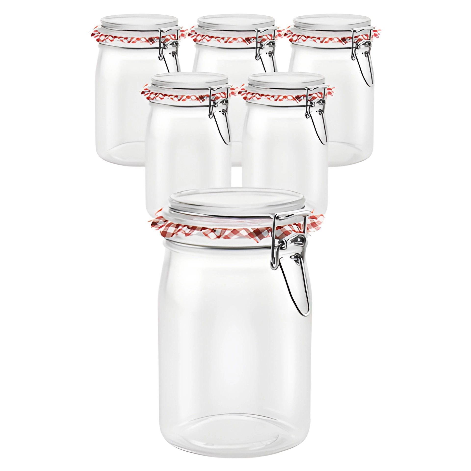 6er Set Bügelglas 'Ermetico' 1000 ml