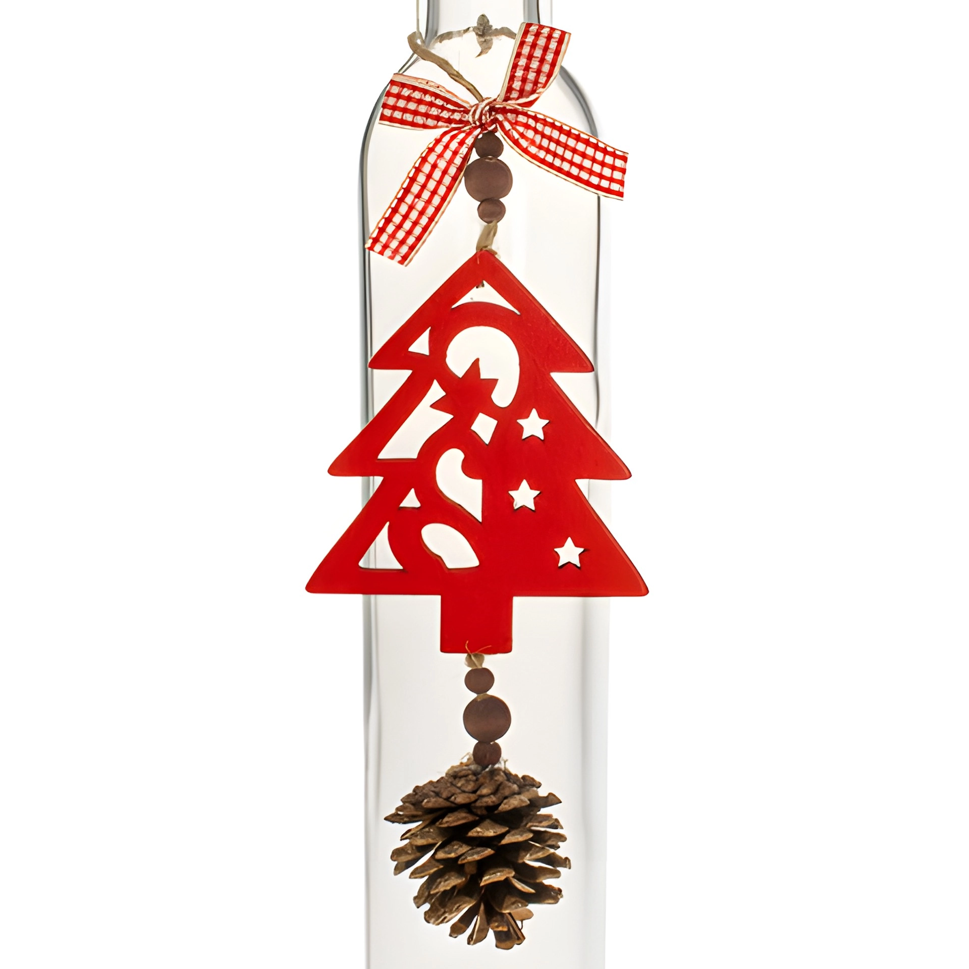 Weihnachtsanhänger 'Tannenbaum mit Zapfen'