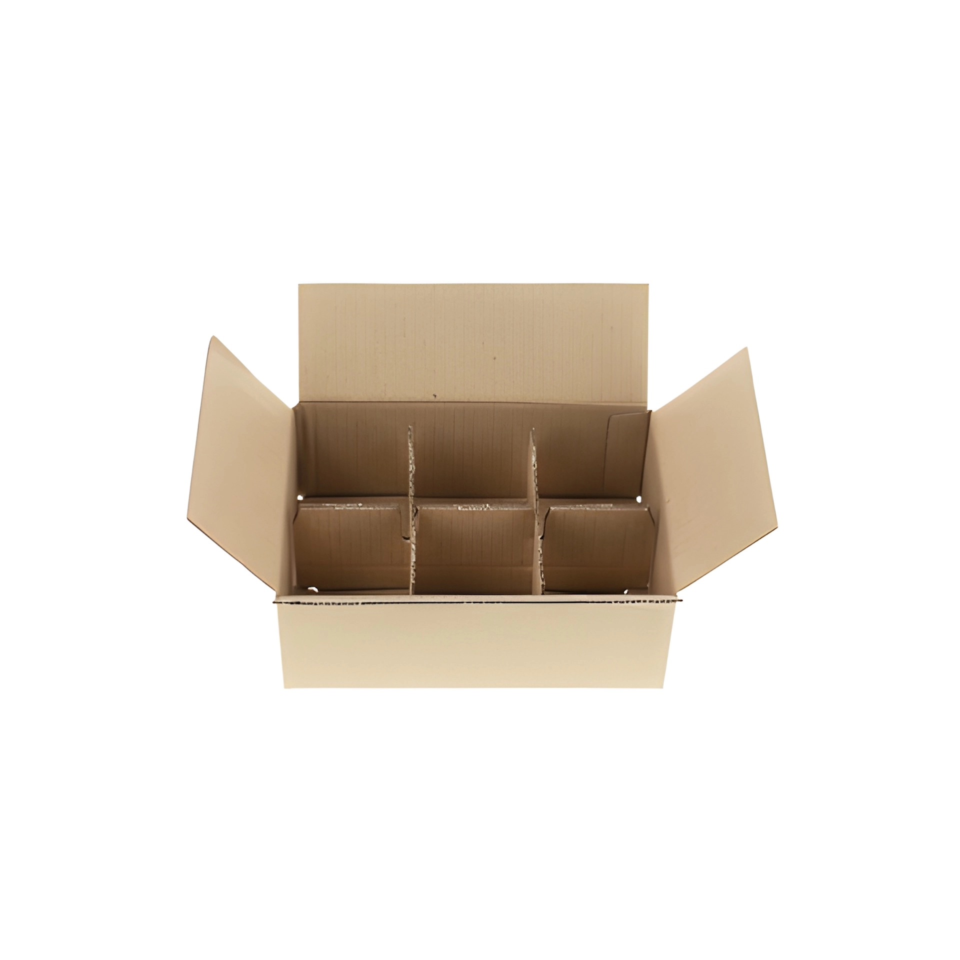 Karton 214 x 145 x 74 mm, 6er Gefache