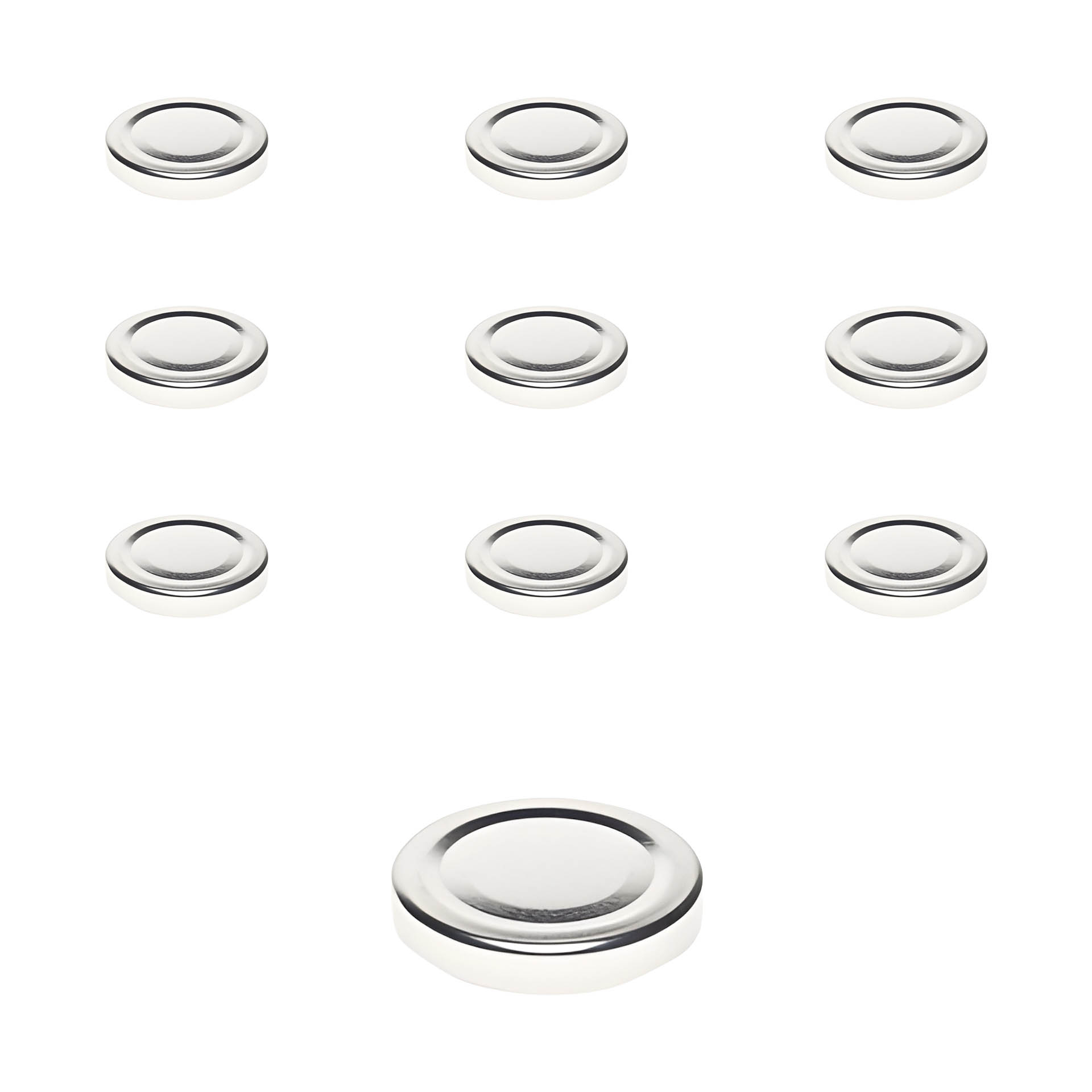 TO  48 silber past., 10 Stück