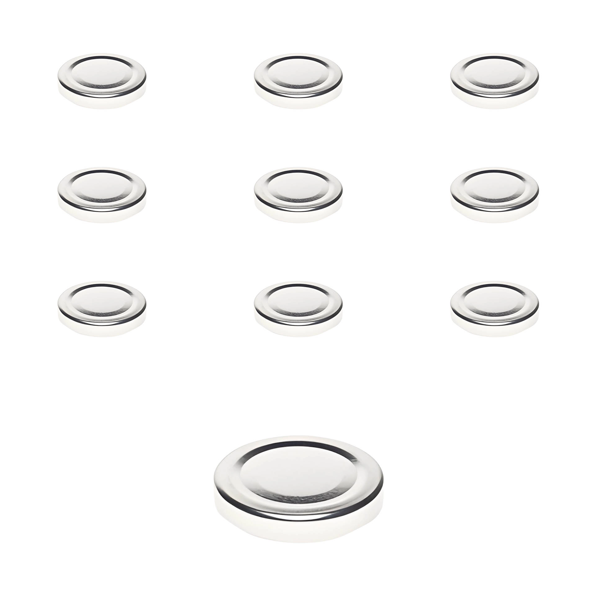 TO  48 silber past., 10 Stück