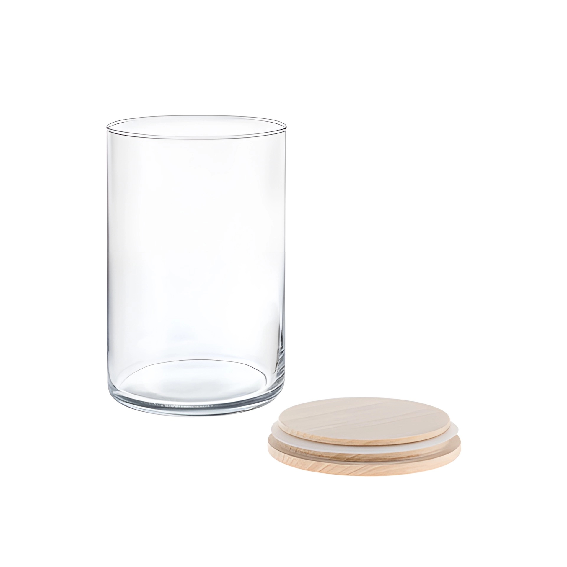 Vorratsglas 'Inga'  880 ml mit Holzdeckel