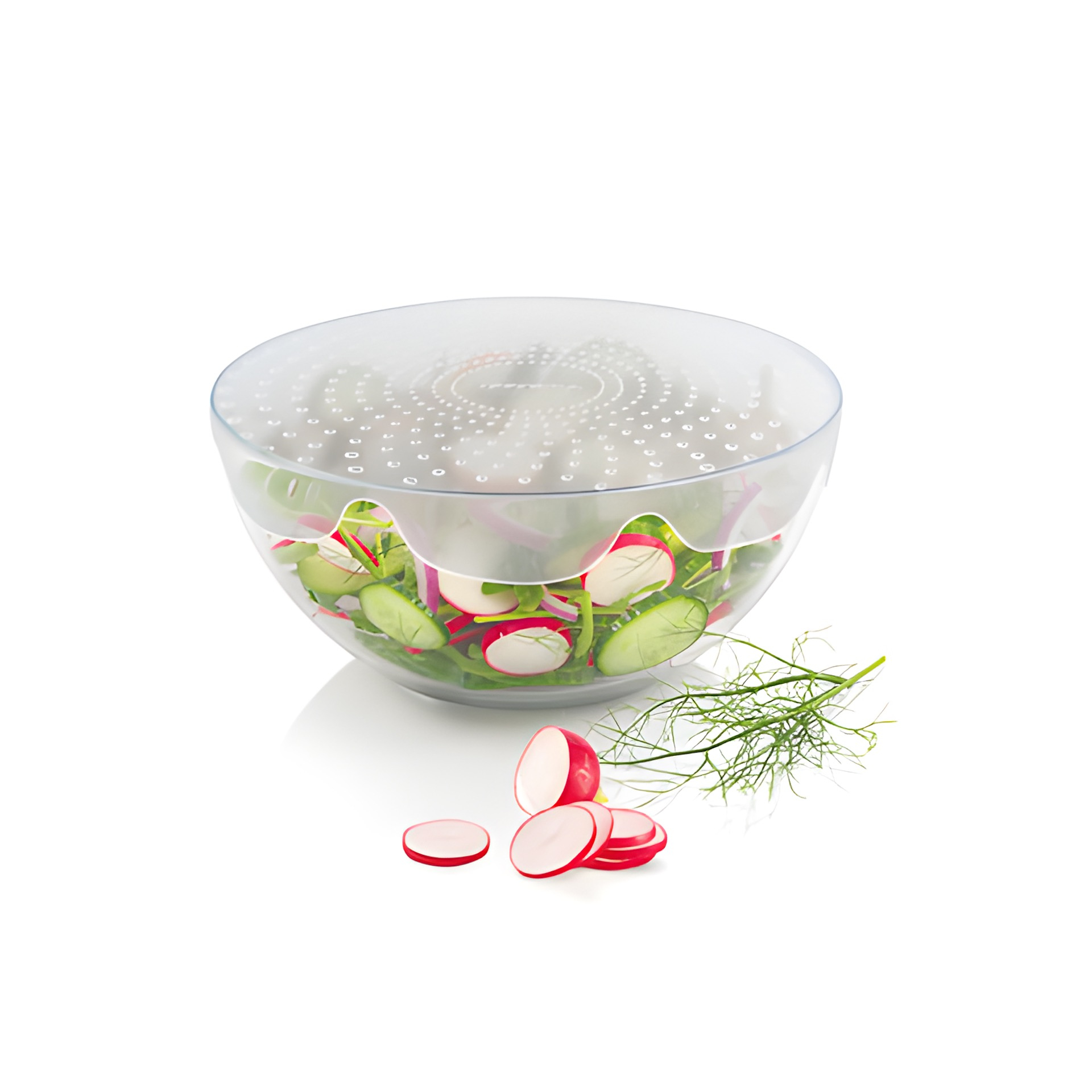 Elastische Silikon-Deckel '4Food' Ø 17 und 23 cm, 2er Set
