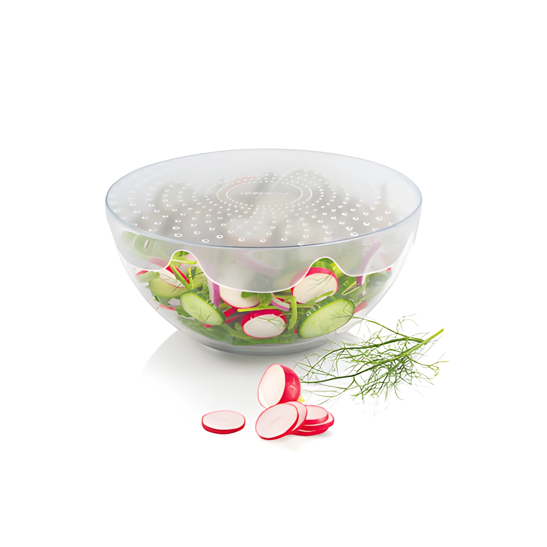Elastische Silikon-Deckel '4Food' Ø 17 und 23 cm, 2er Set