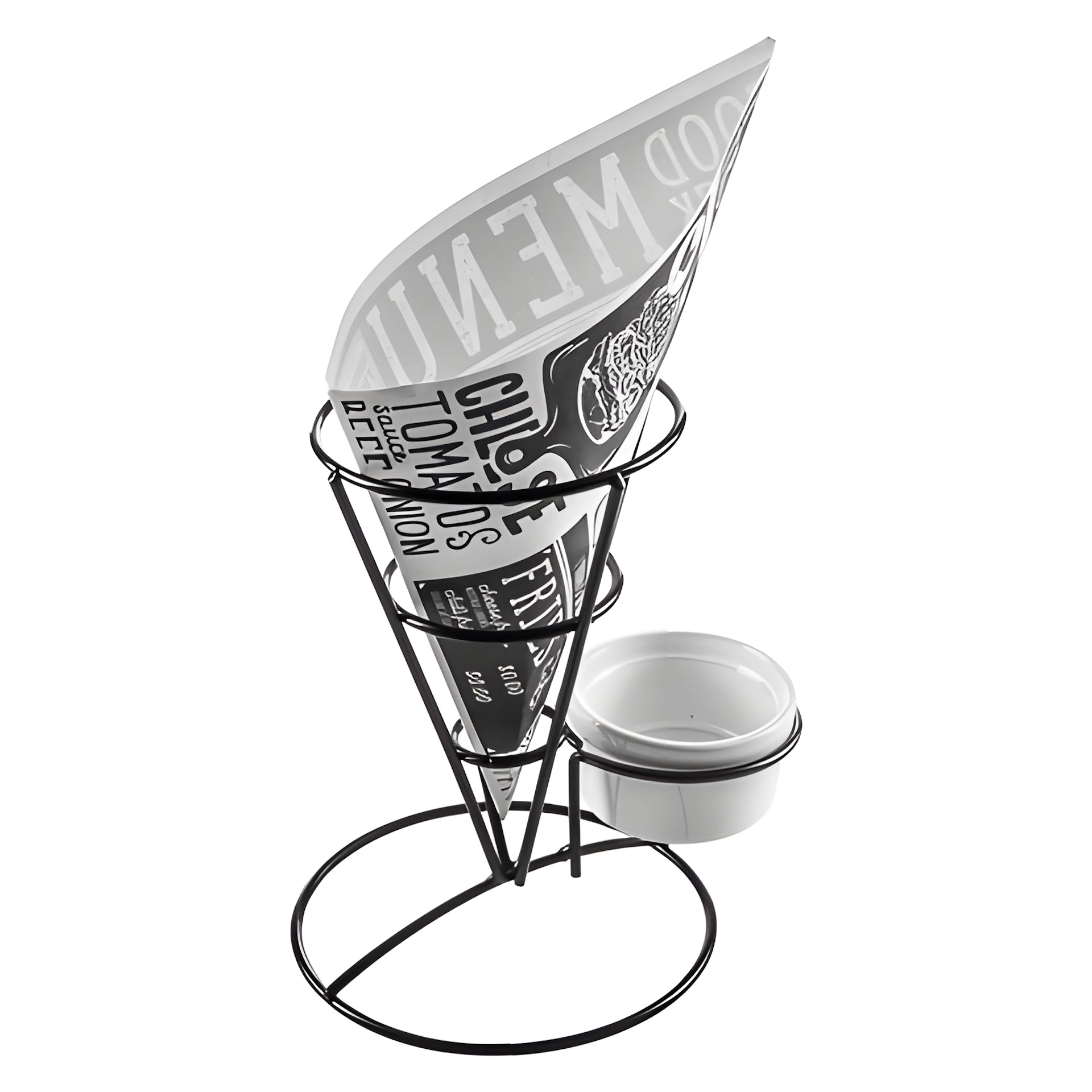 Pommes Frites Halter Set, 7-teilig