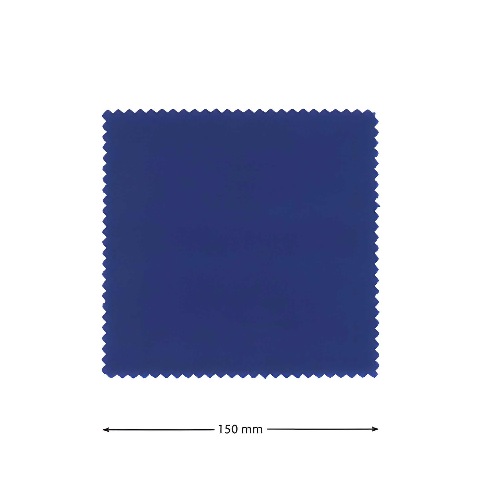 Deckchen 150 mm blau
