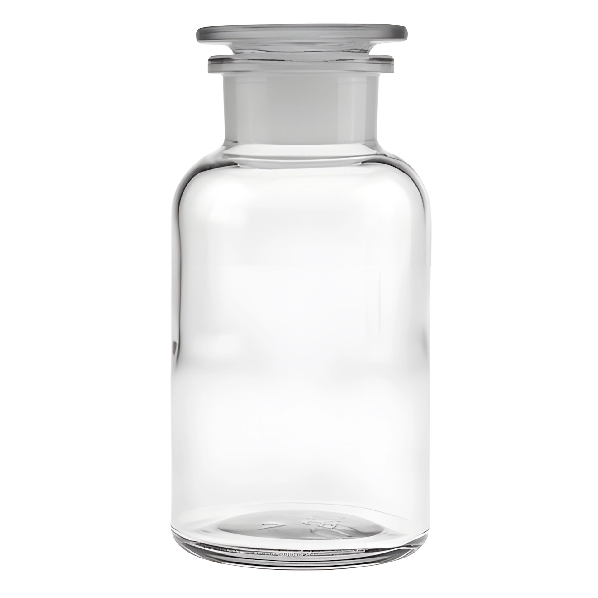 Apothekerflasche mit Glasstopfen  500 ml weiß