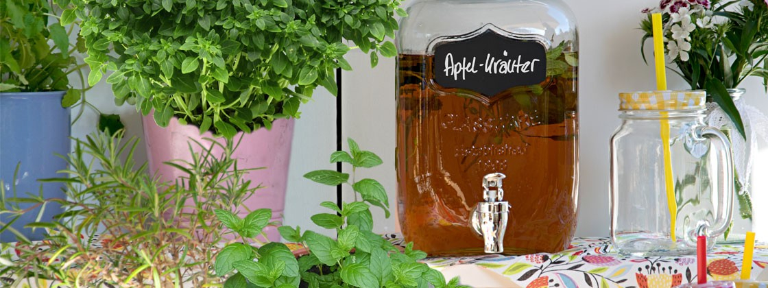 Apfel-Kräuter-Limonade