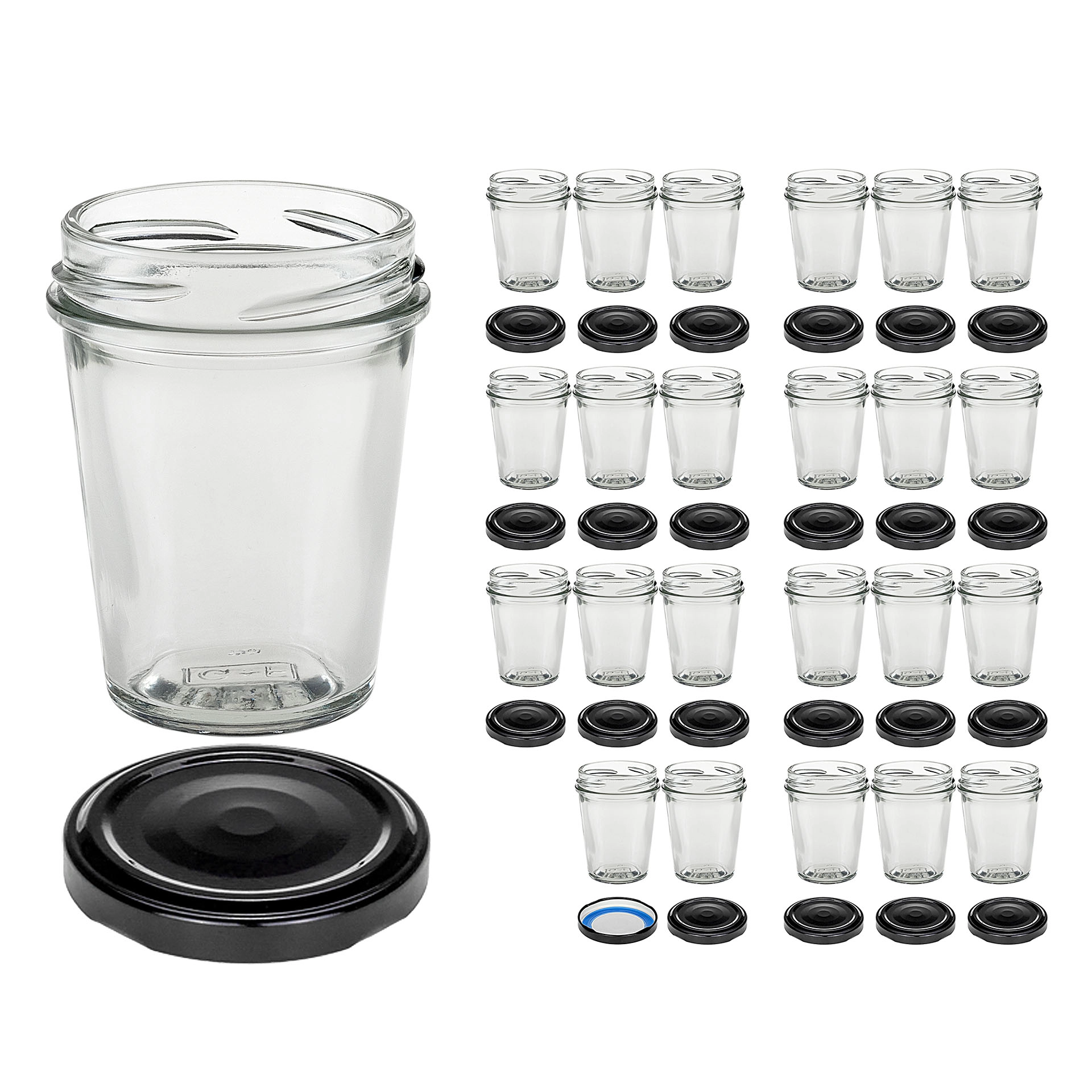 Becherglas 65 ml TO 58, 24er Set