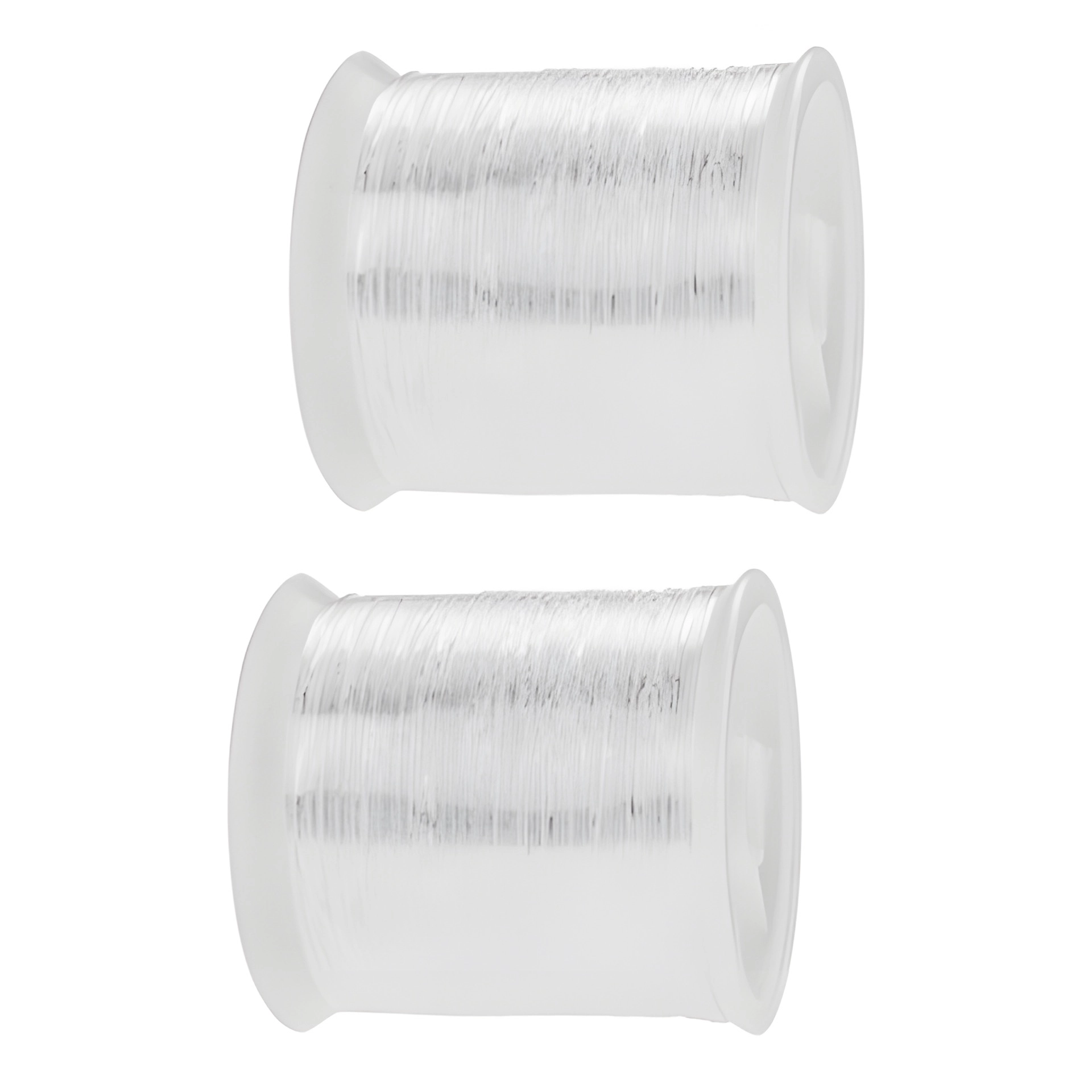 Dekoschnur transparent 16 m, 2 Rollen