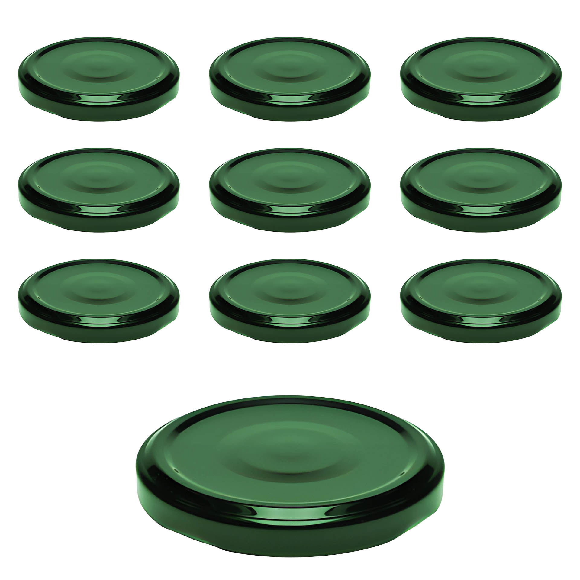 TO  63 grün past. mit Button, 10 Stück