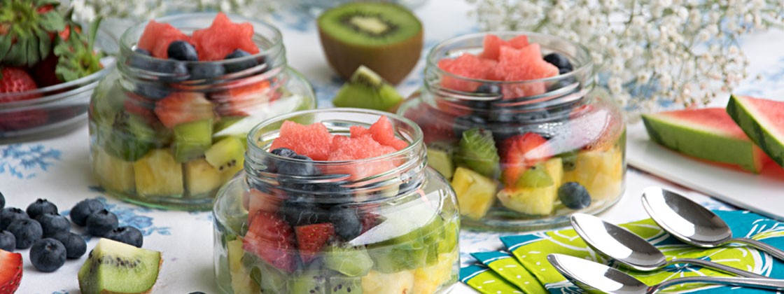 Salat im Glas Salat im Glas