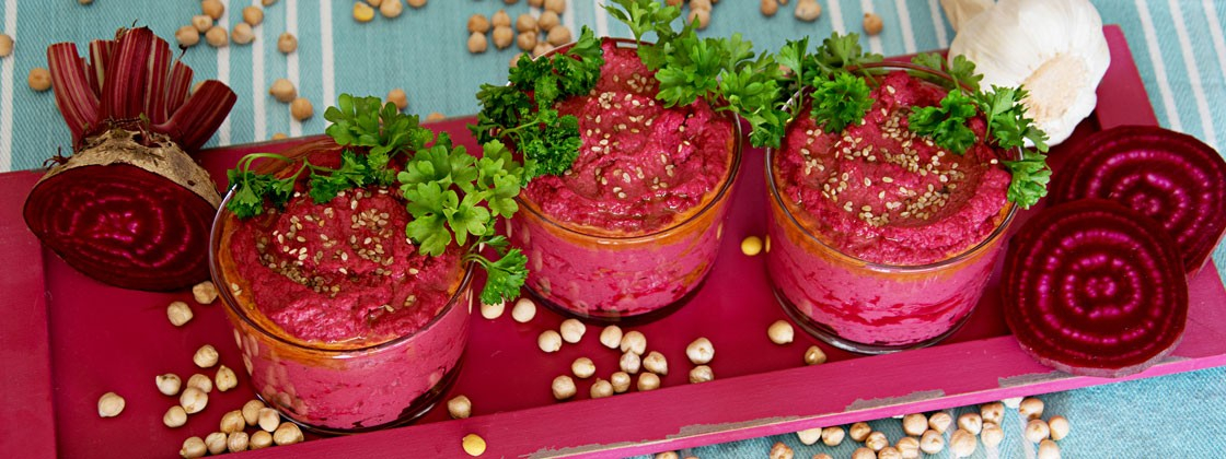 Rote-Bete-Hummus