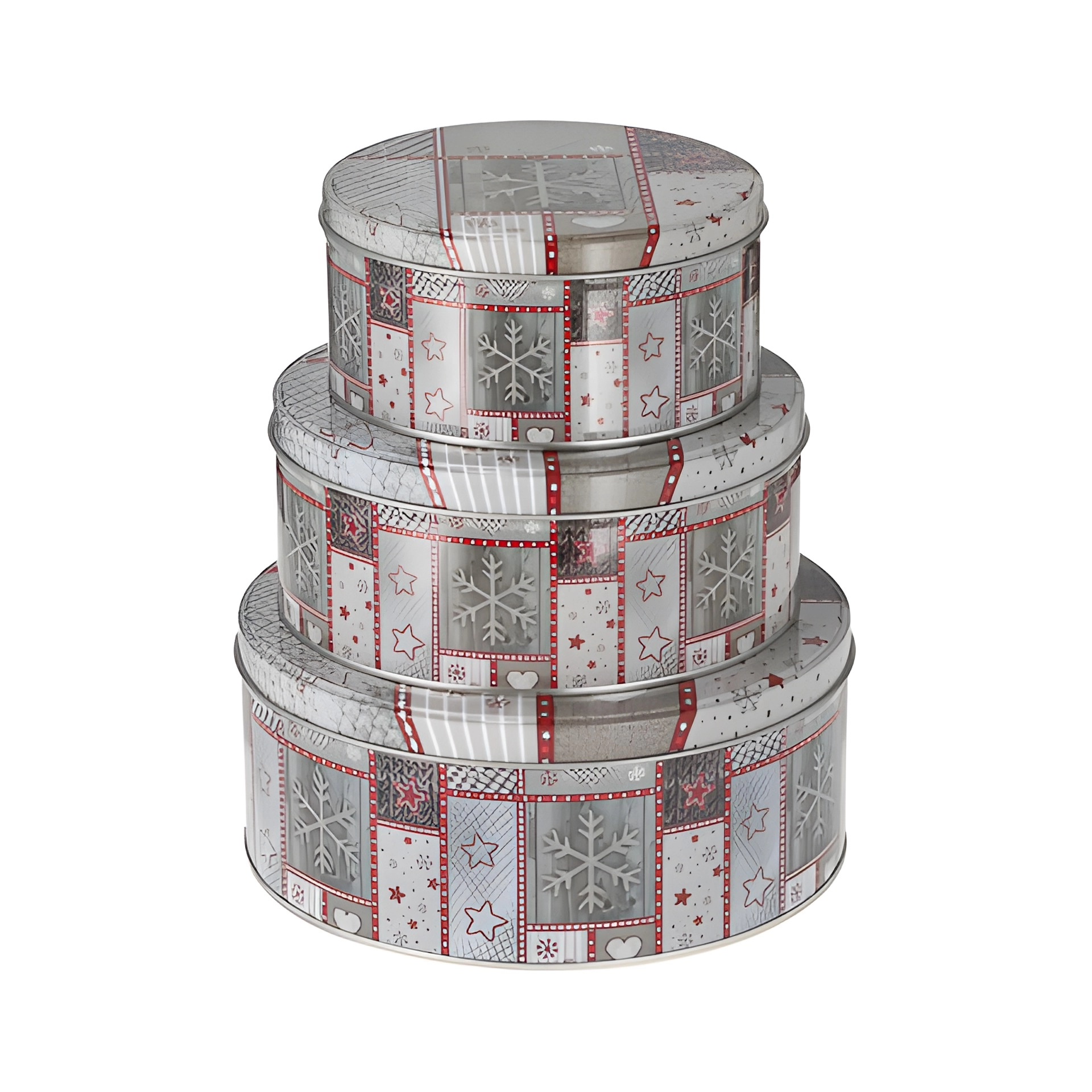 Metalldose 'Hüttenzauber', 3er Set
