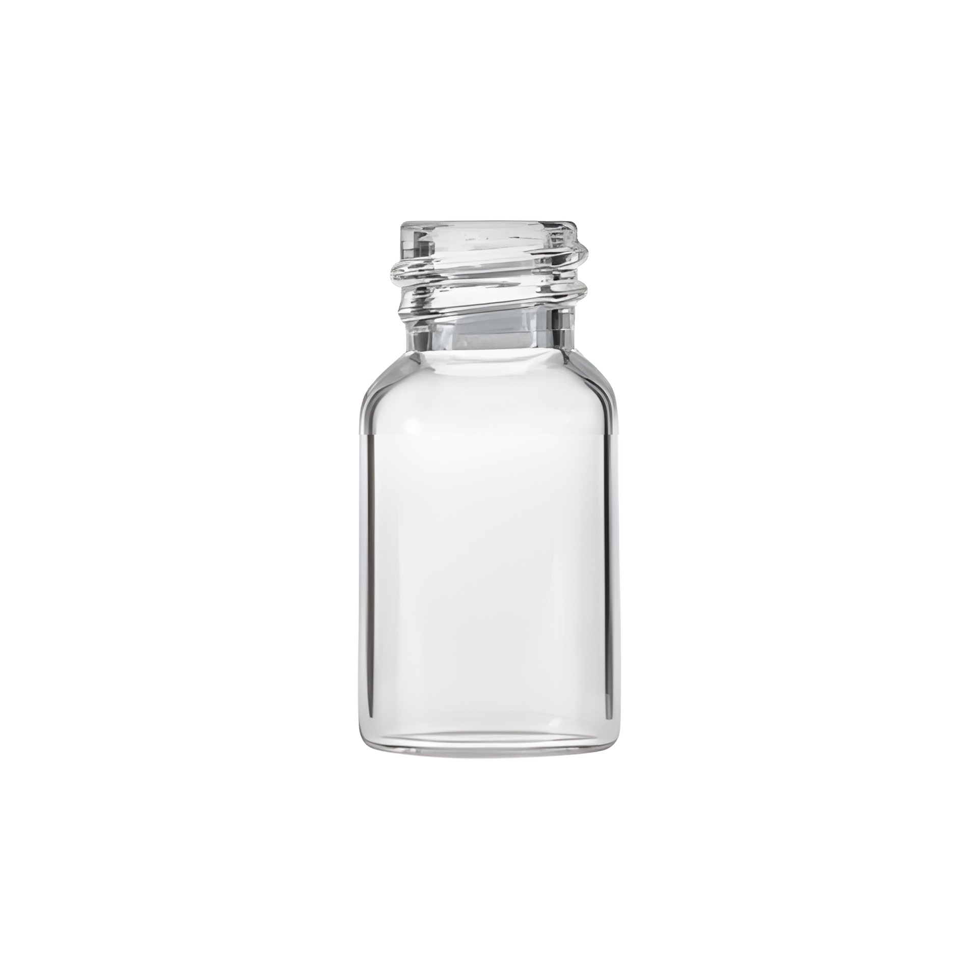 Glasflasche 3 ml weiß