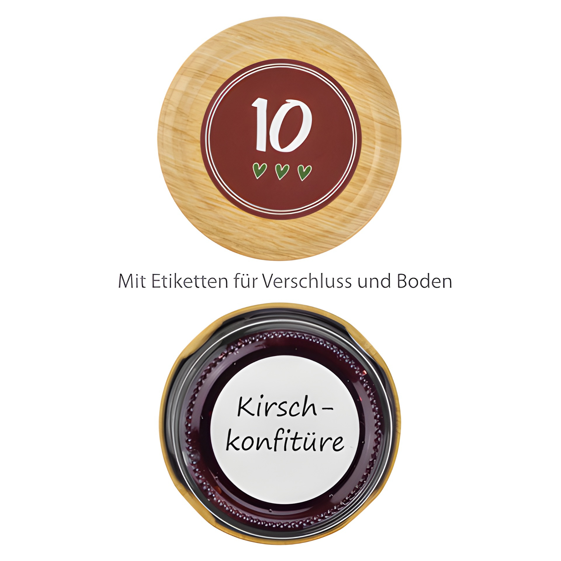 Adventskalender-Set 'Stapelglas'