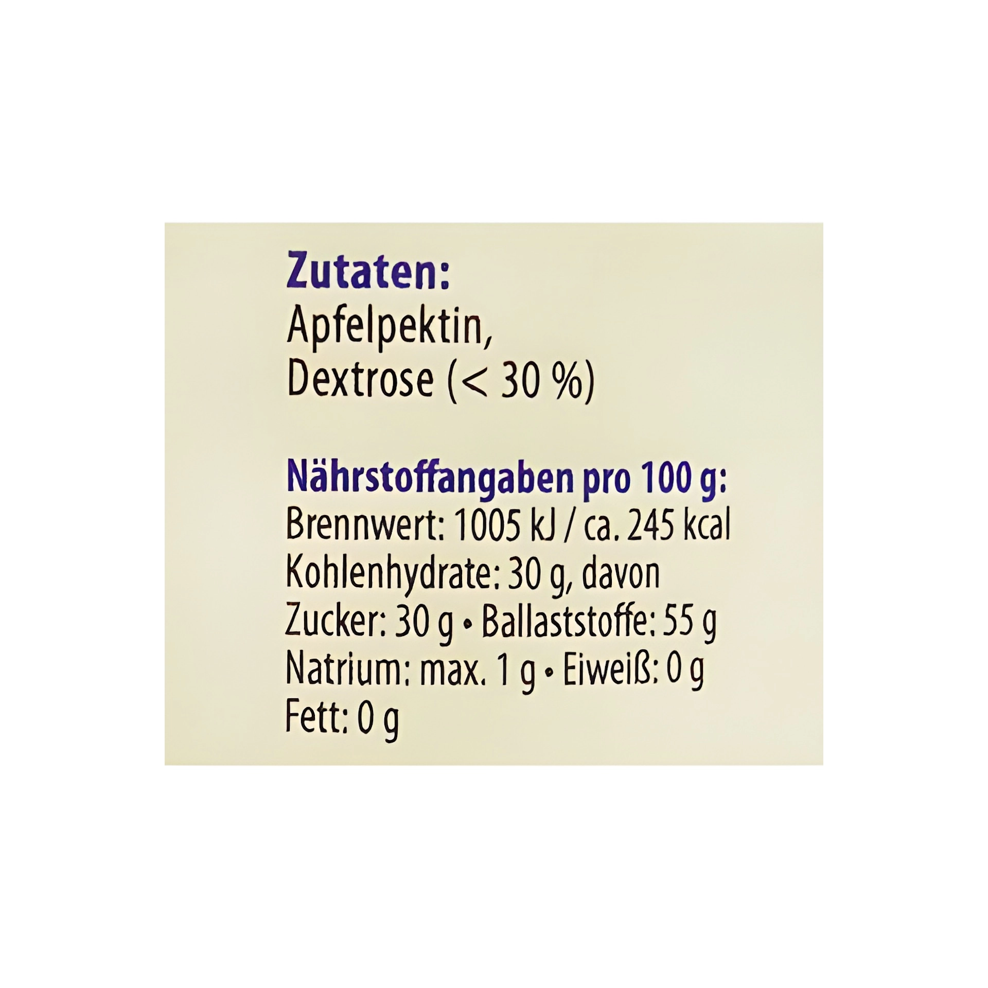 Pektin 2:1 / 3:1, 1 kg