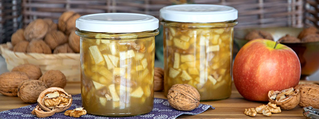 Apfel-Walnuss-Marmelade