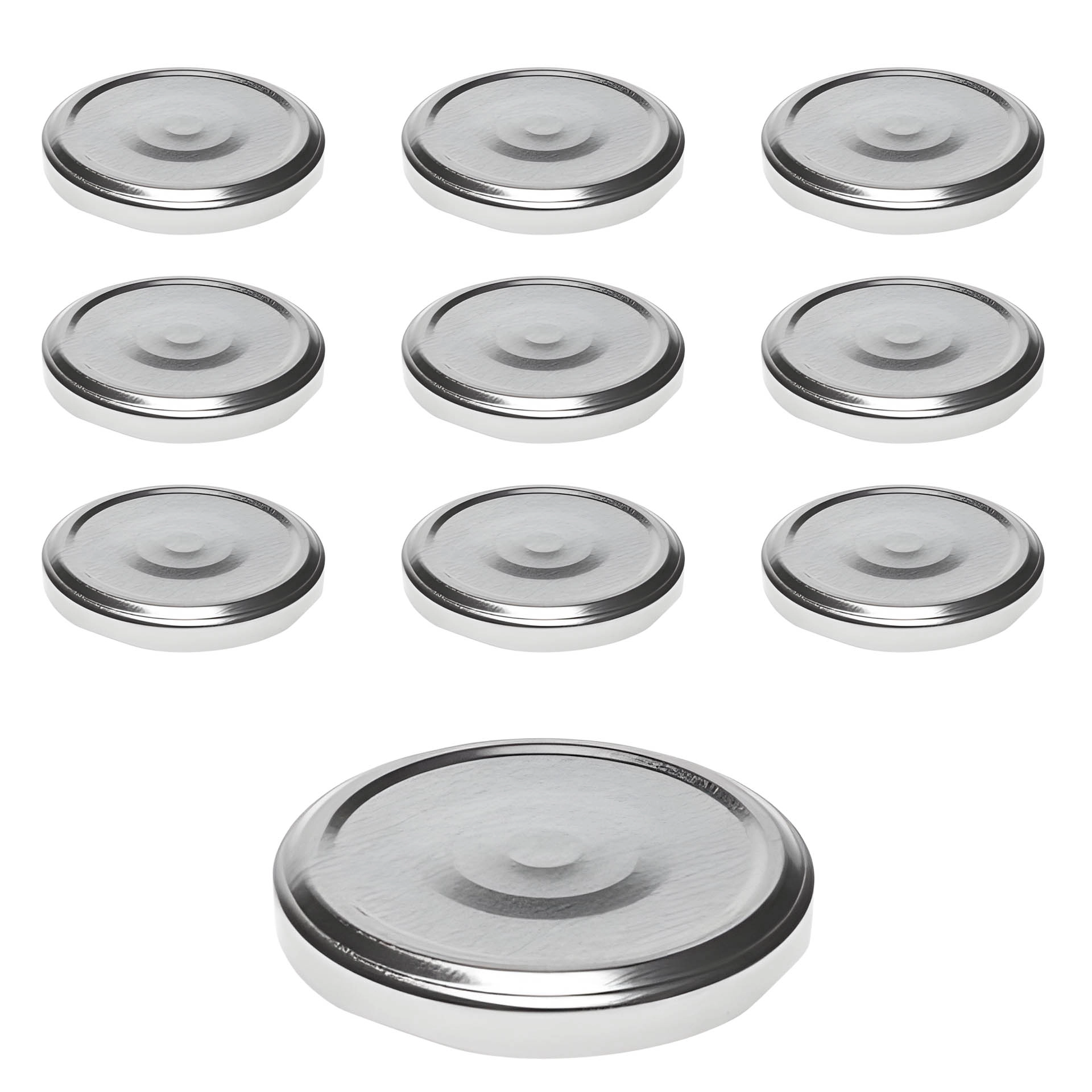 TO  66 silber past. mit Button, 10 Stück