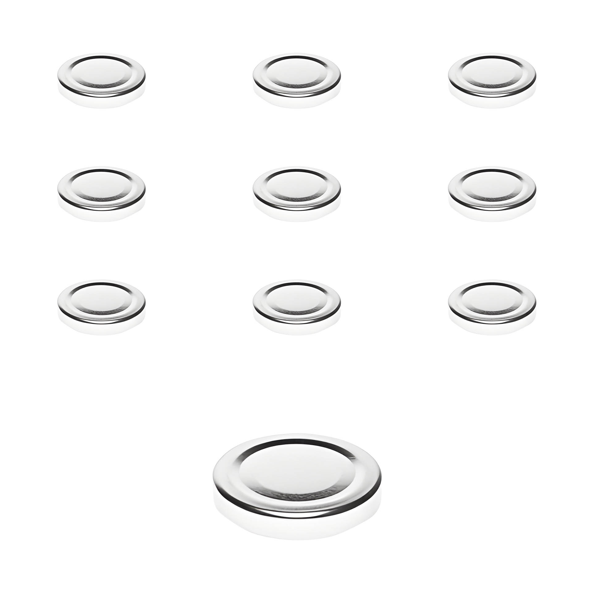 TO  43 silber past., 10 Stück