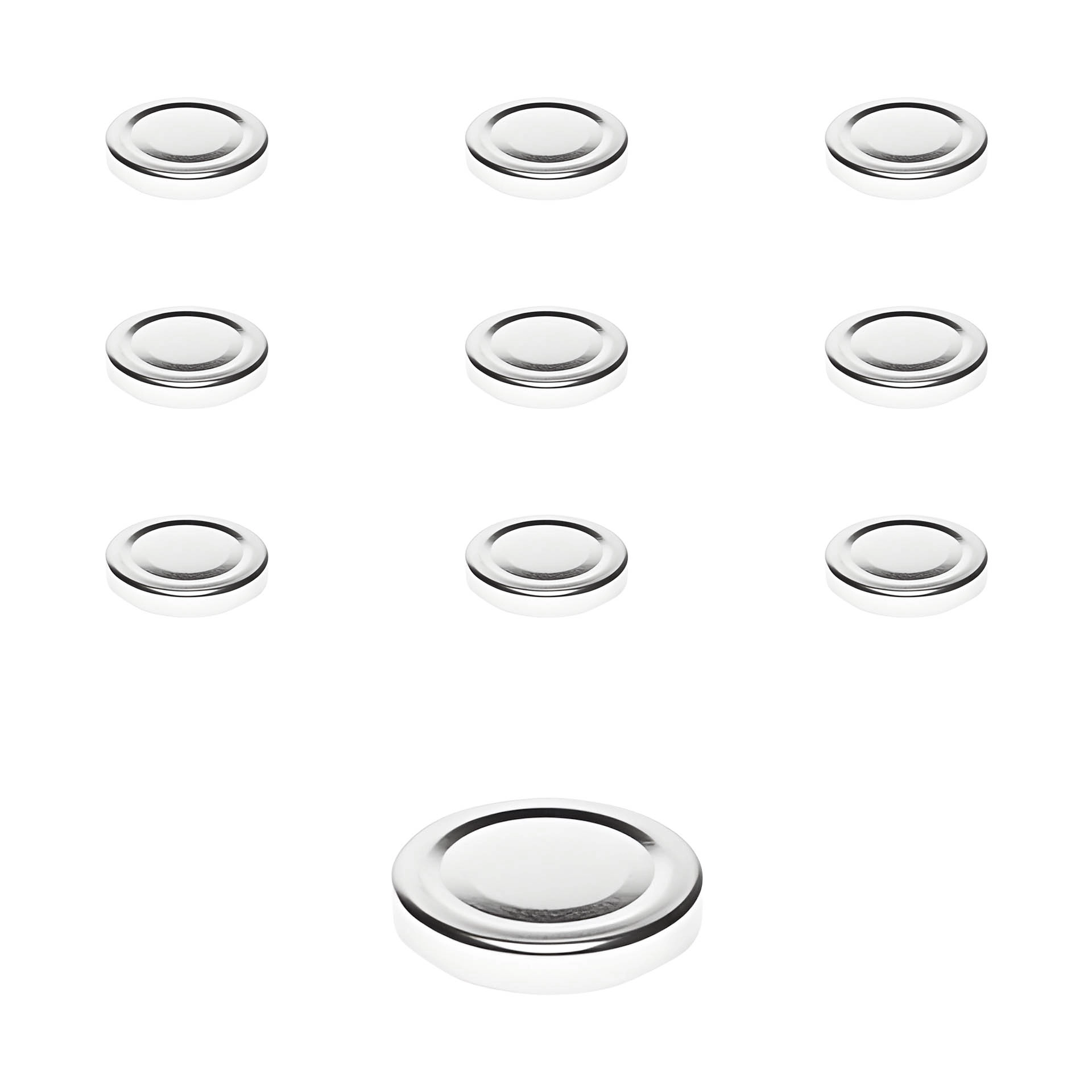 TO  43 silber past., 10 Stück