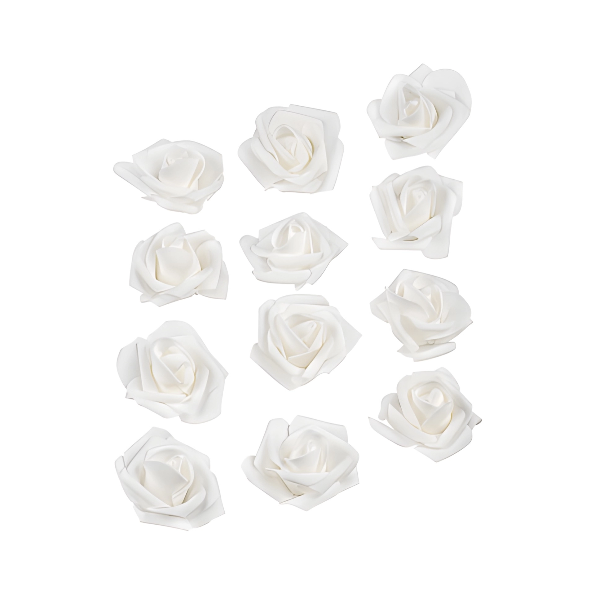 Streudeko 'Rosenblüte' weiß, 12 Stück