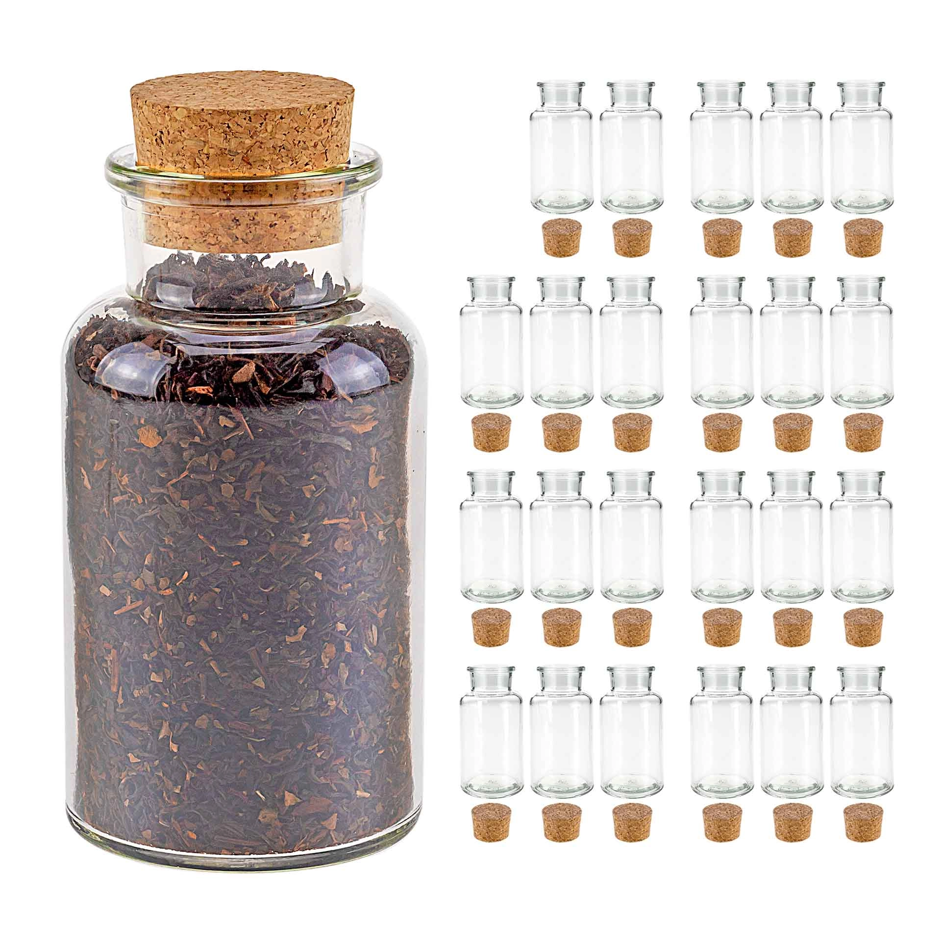 Korkenglas 300 ml, 24er Set