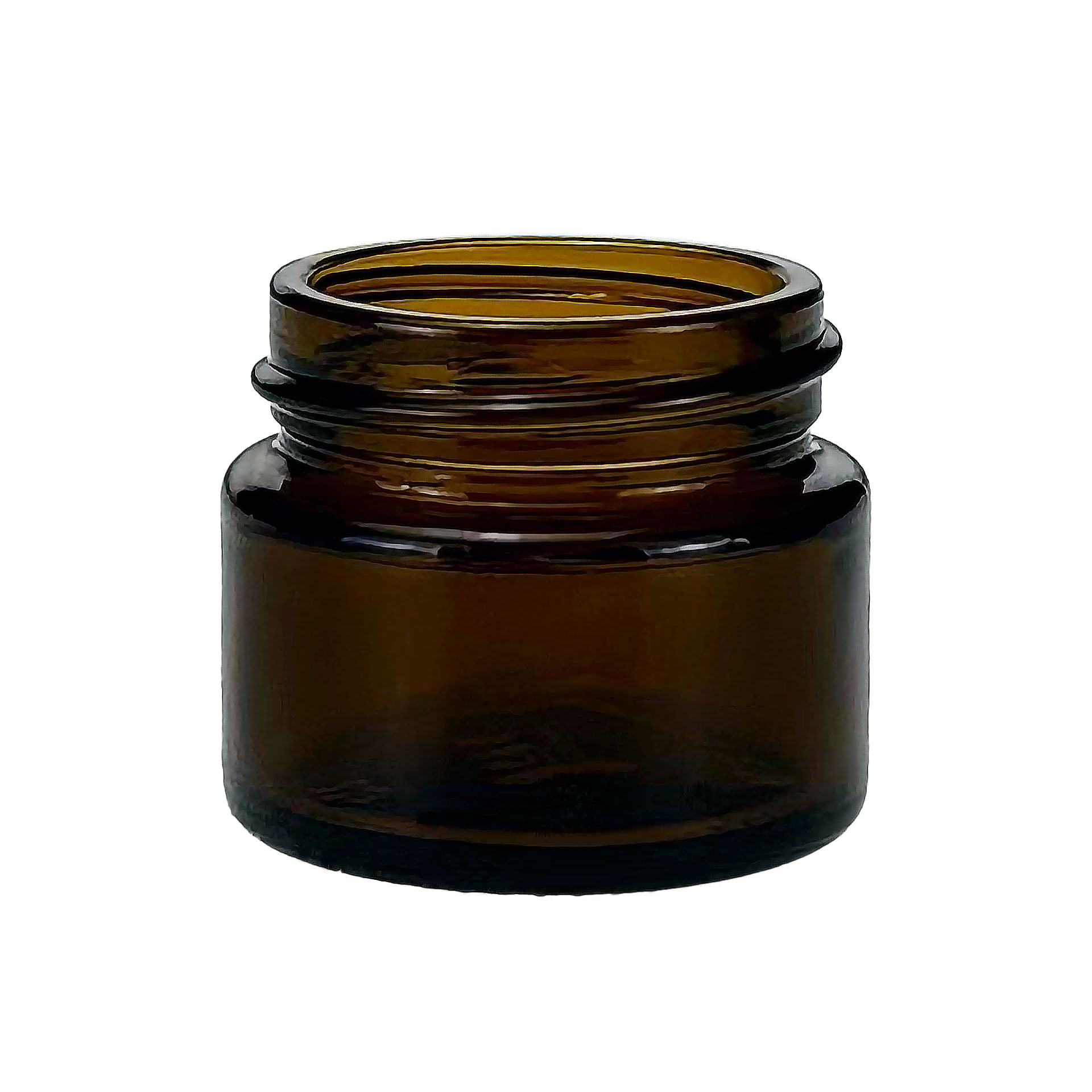 Tiegel 15 ml braun