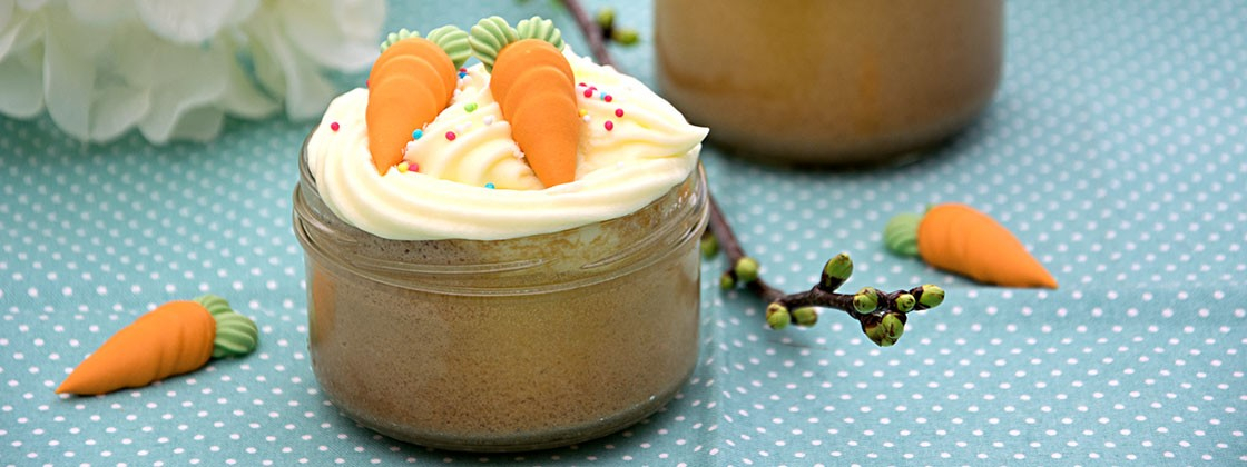 Süße Mini-Möhrenkuchen