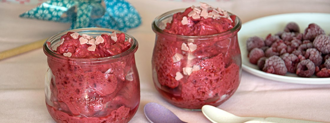 Himbeer-Joghurt-Eis