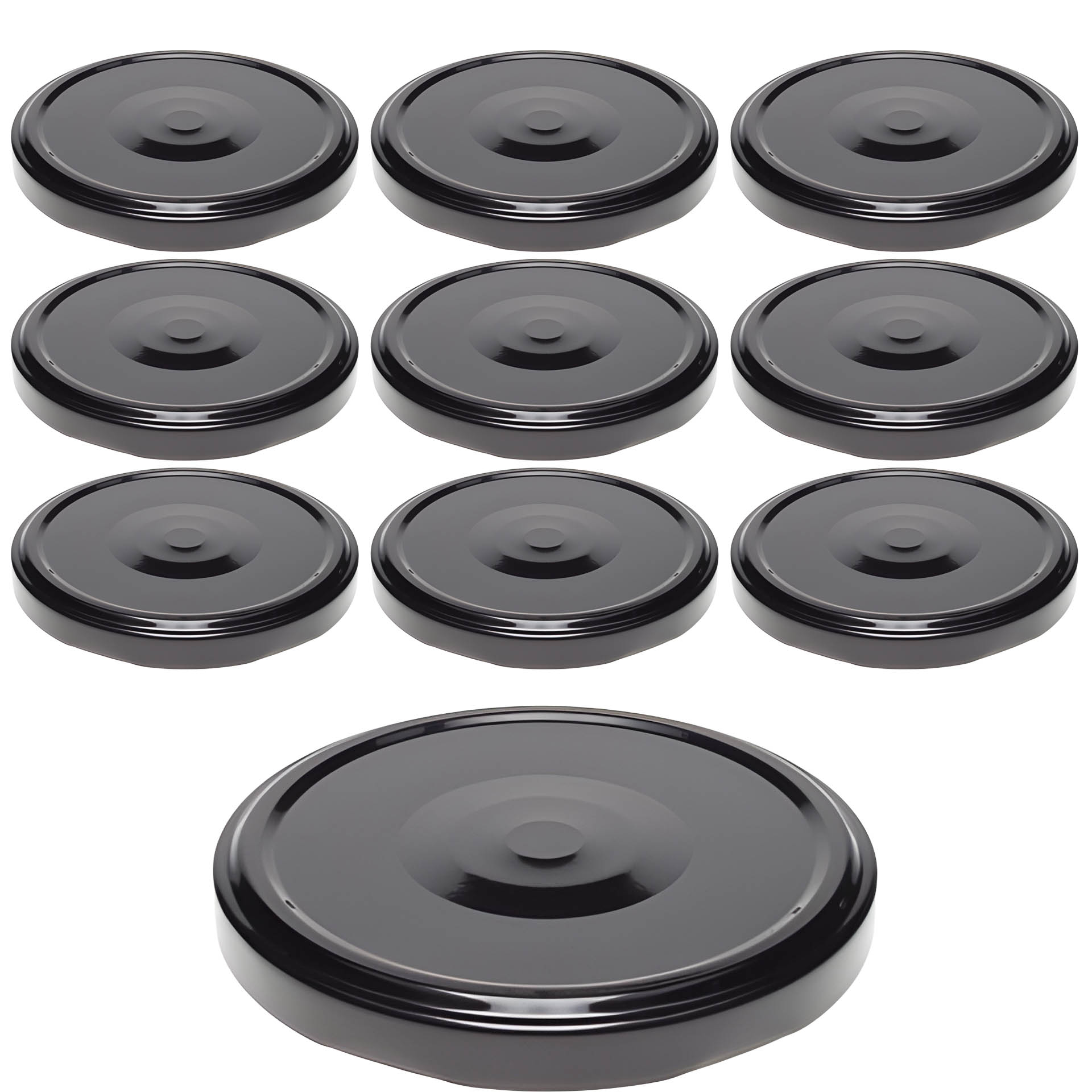 TO  82 schwarz past. mit Button, 10 Stück