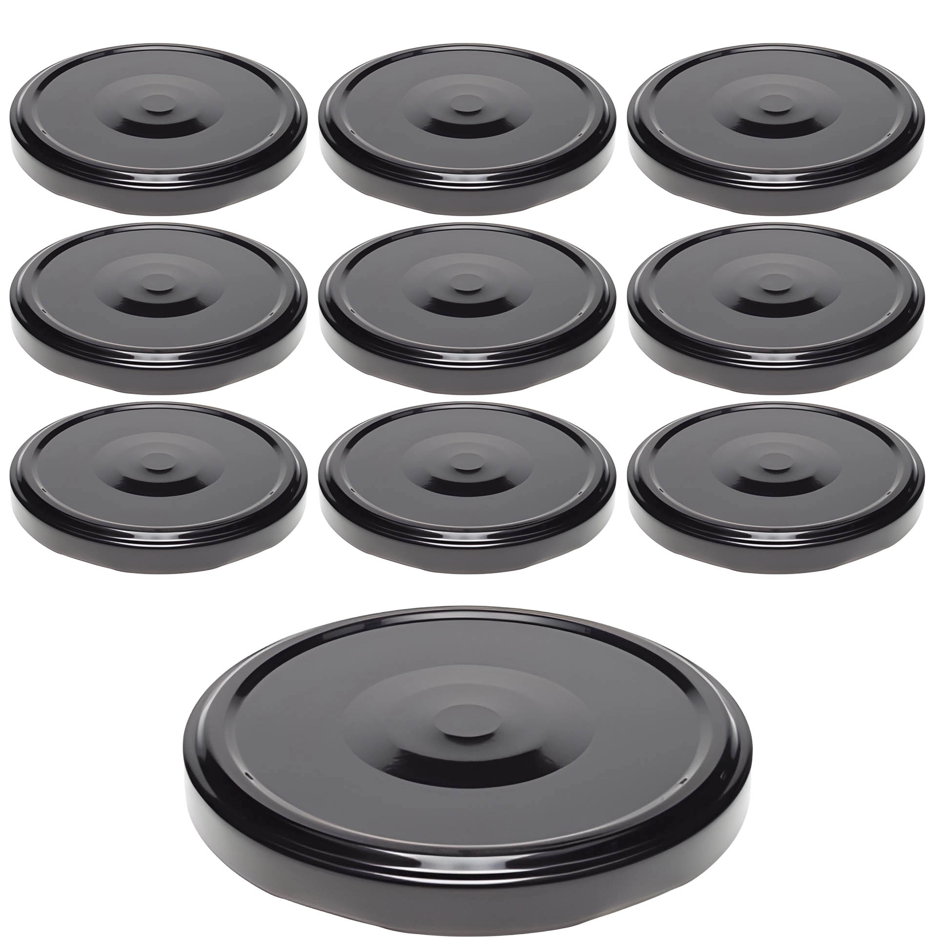 TO  82 schwarz past. mit Button, 10 Stück