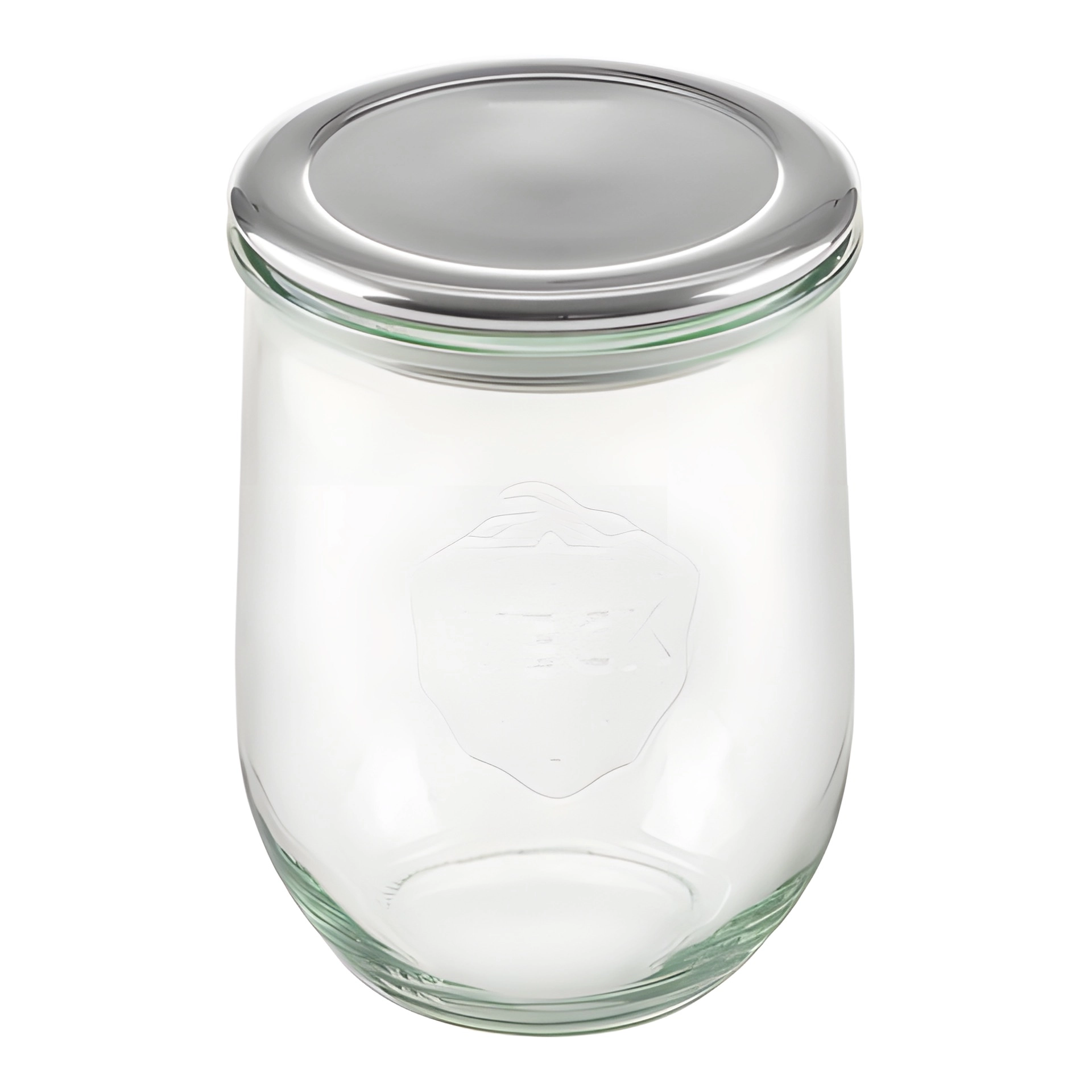 WECK-Glas 1 l mit HappyTappi RR 100 Edelstahldeckel