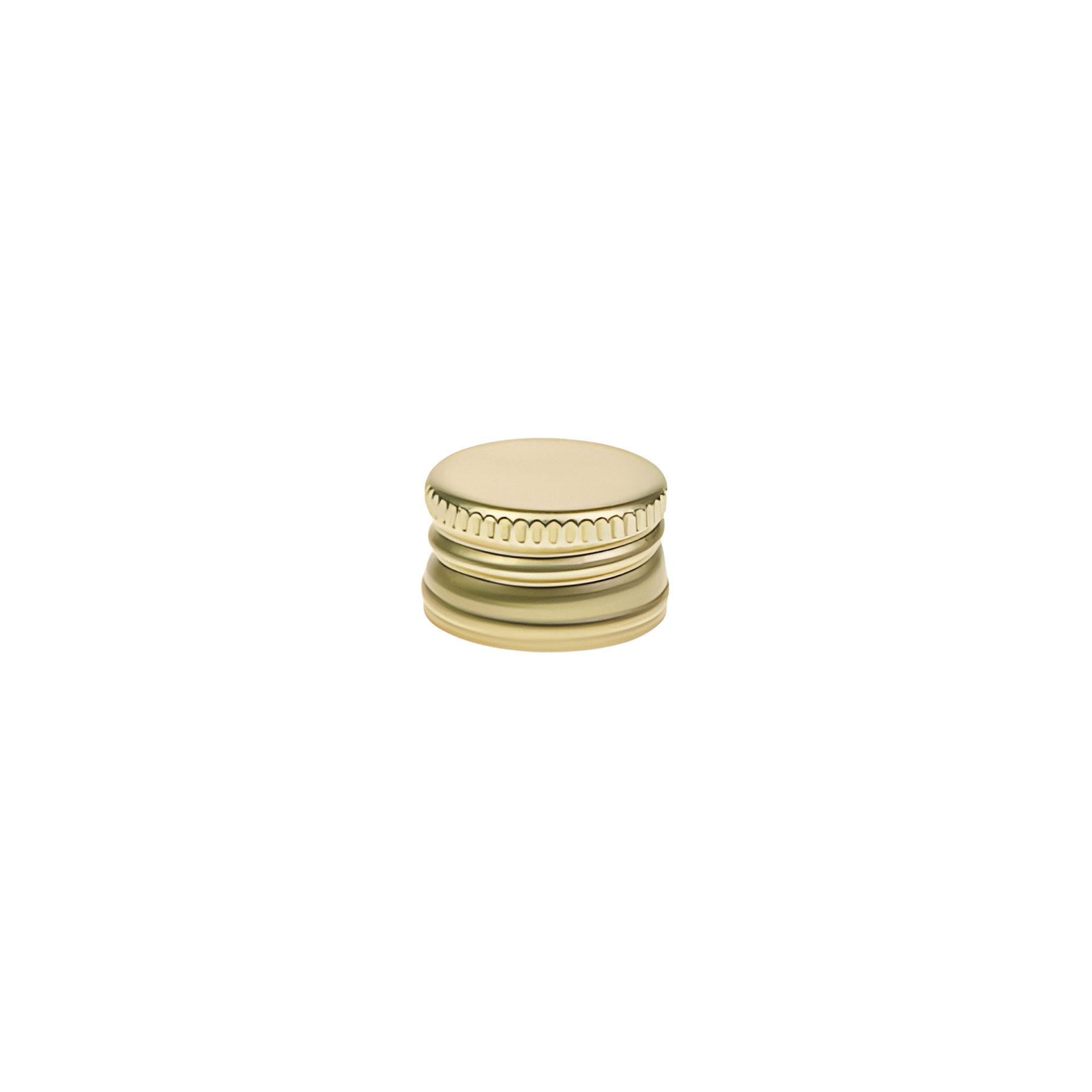 PP 18 gold Aluminium ohne Rollrand