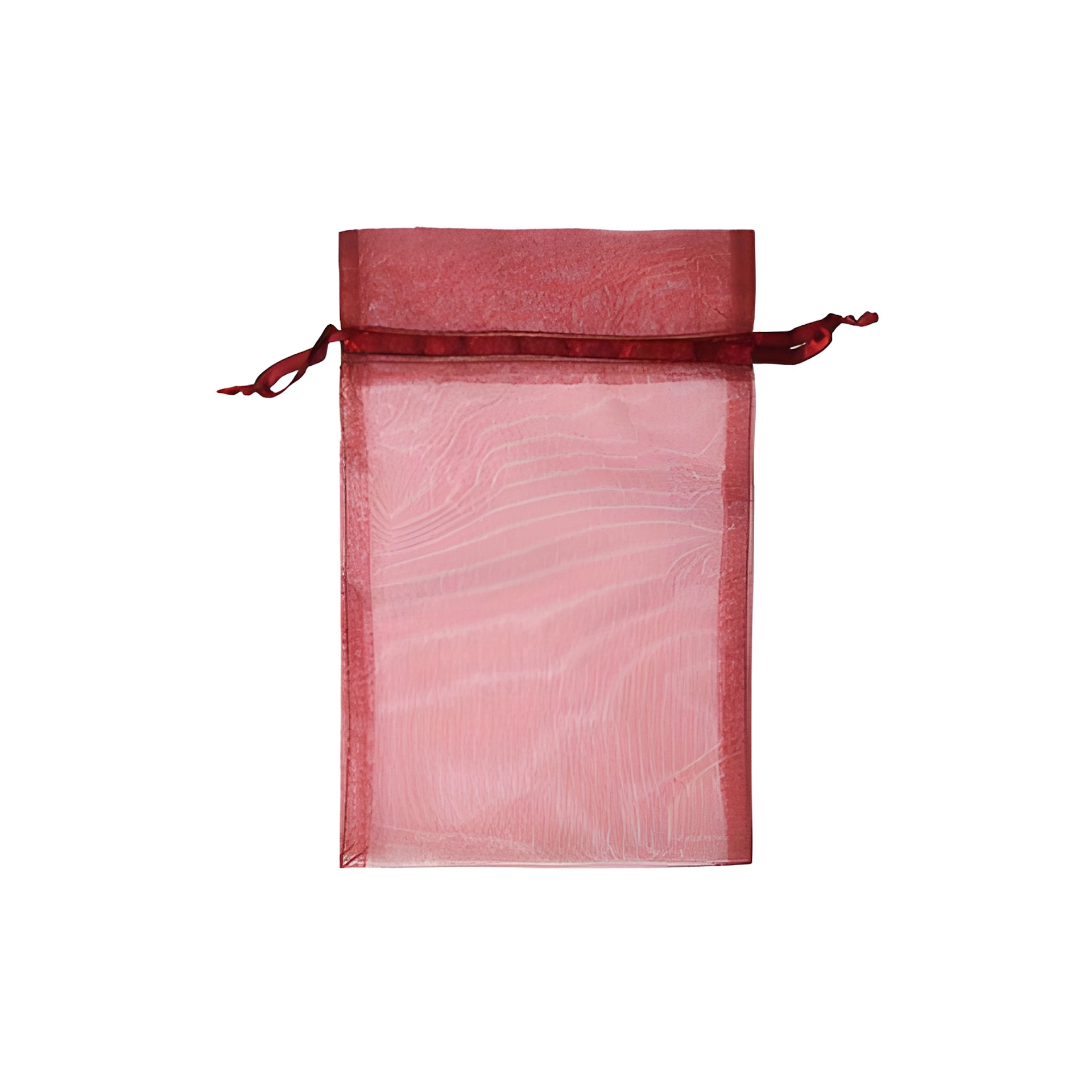 Chiffonbeutel 15 x 24 cm, weinrot, 3 Stück