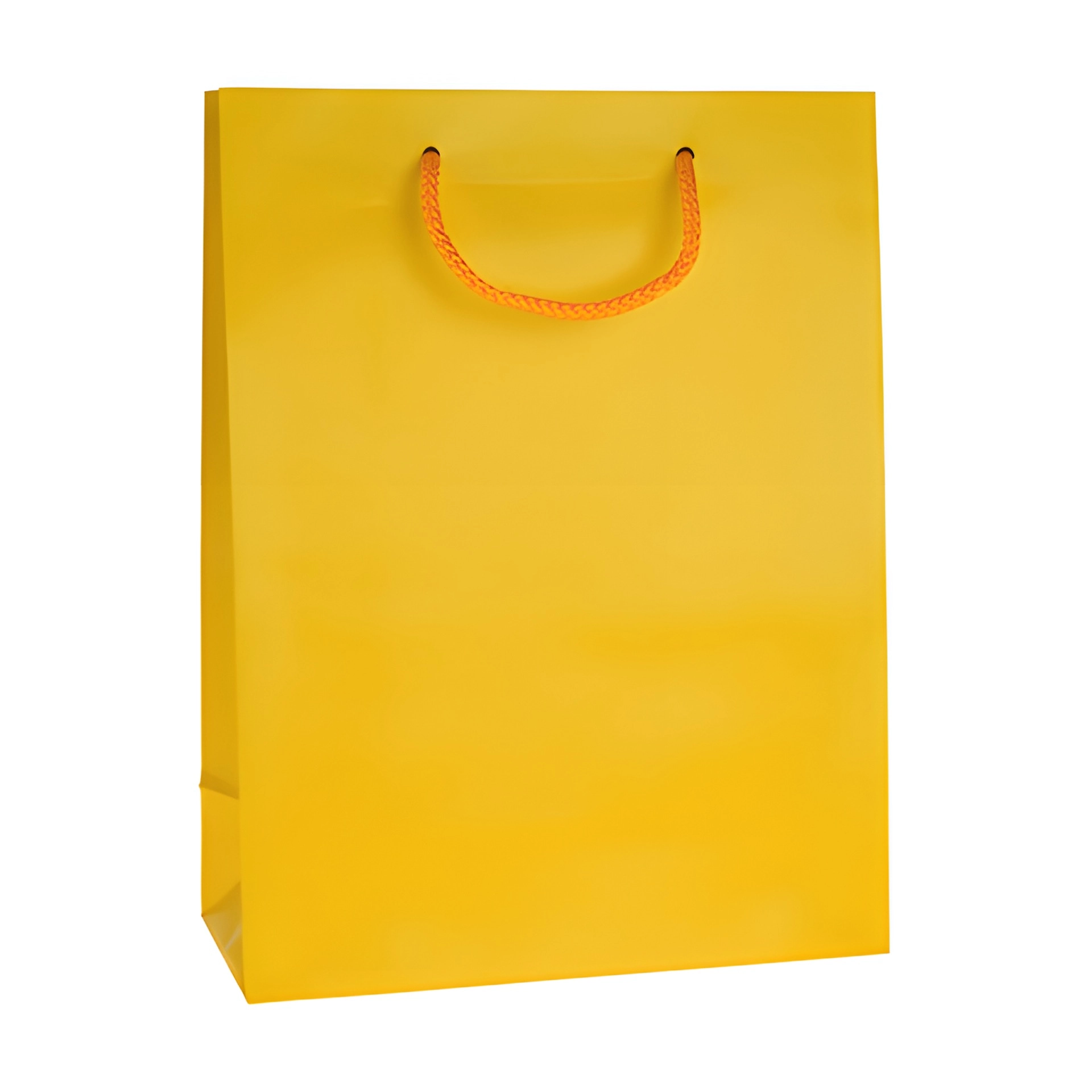 Geschenktüte gelb, groß