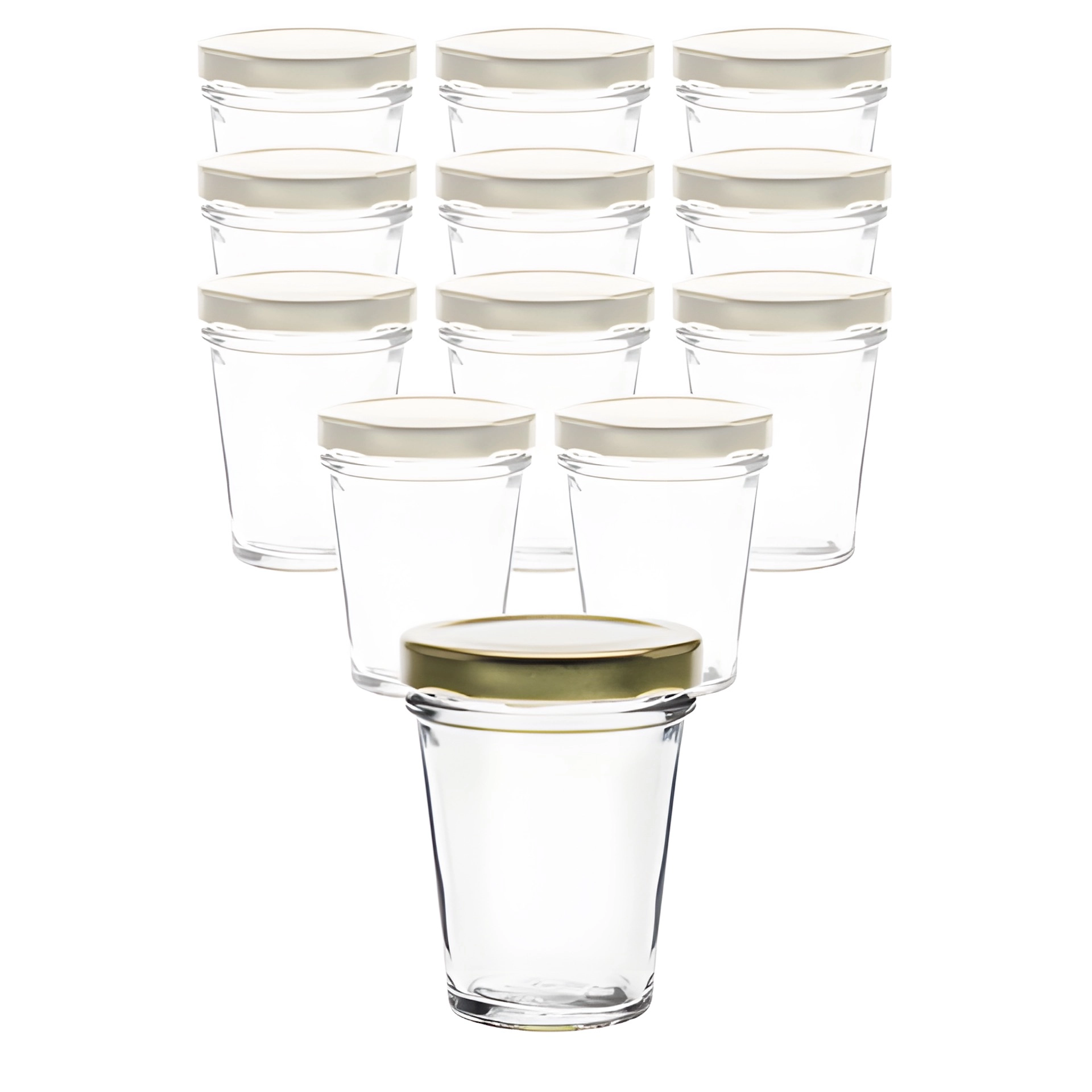 Set Becherglas  65 ml TO 58 mit Deckel