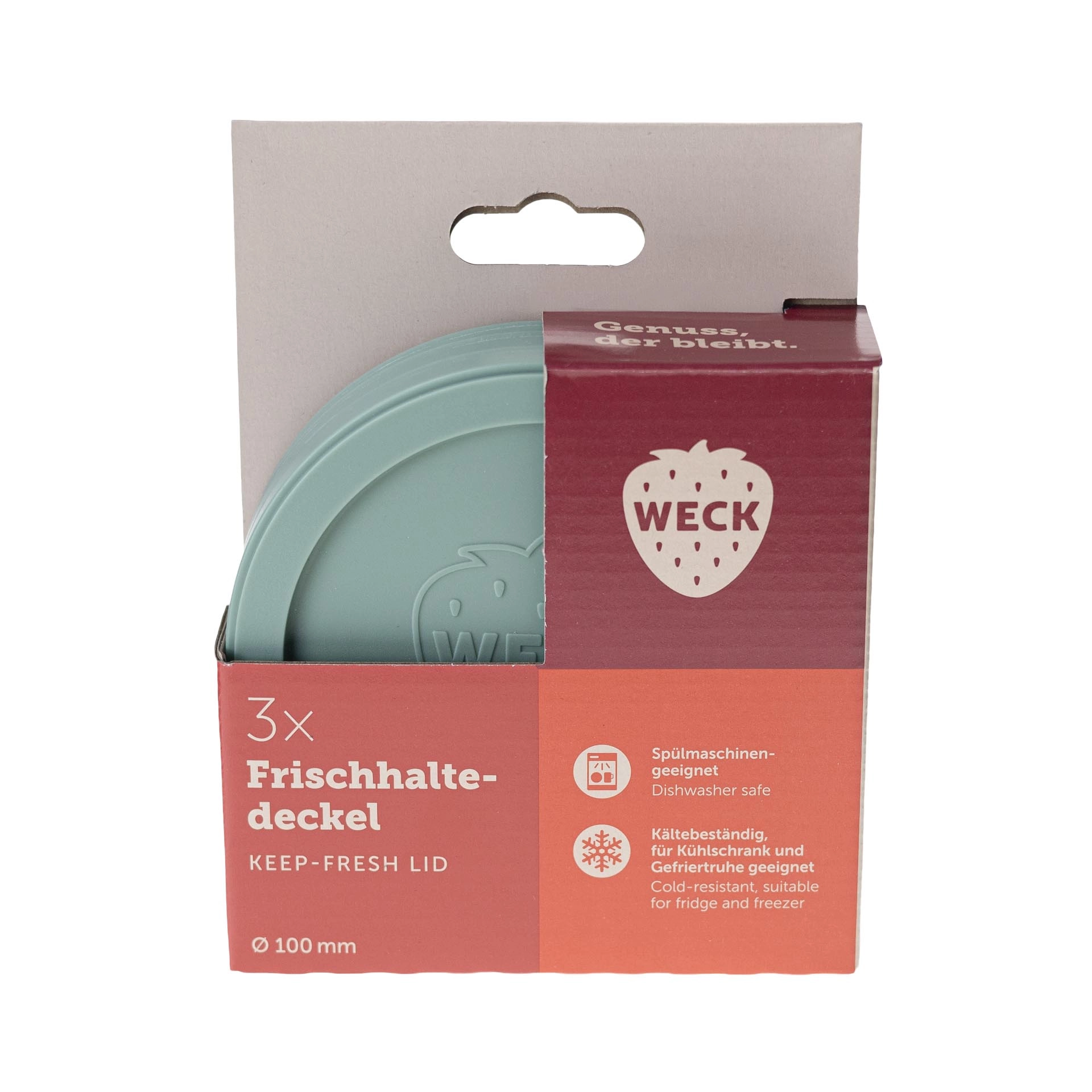 3 x WECK-Frischhaltedeckel salbei RR 100