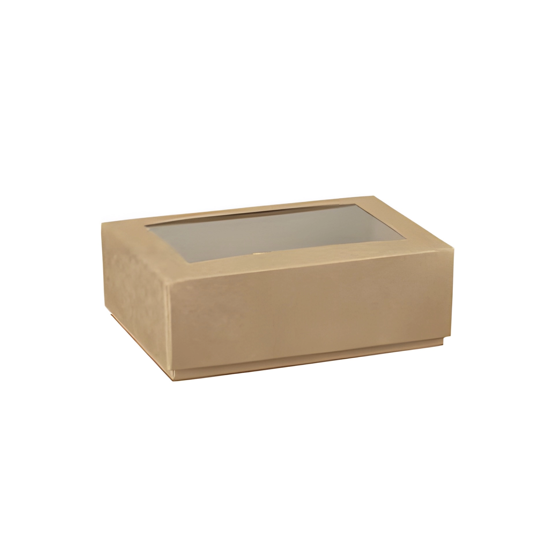 Sichtfensterschachtel 165 x 110 x 55 mm natur