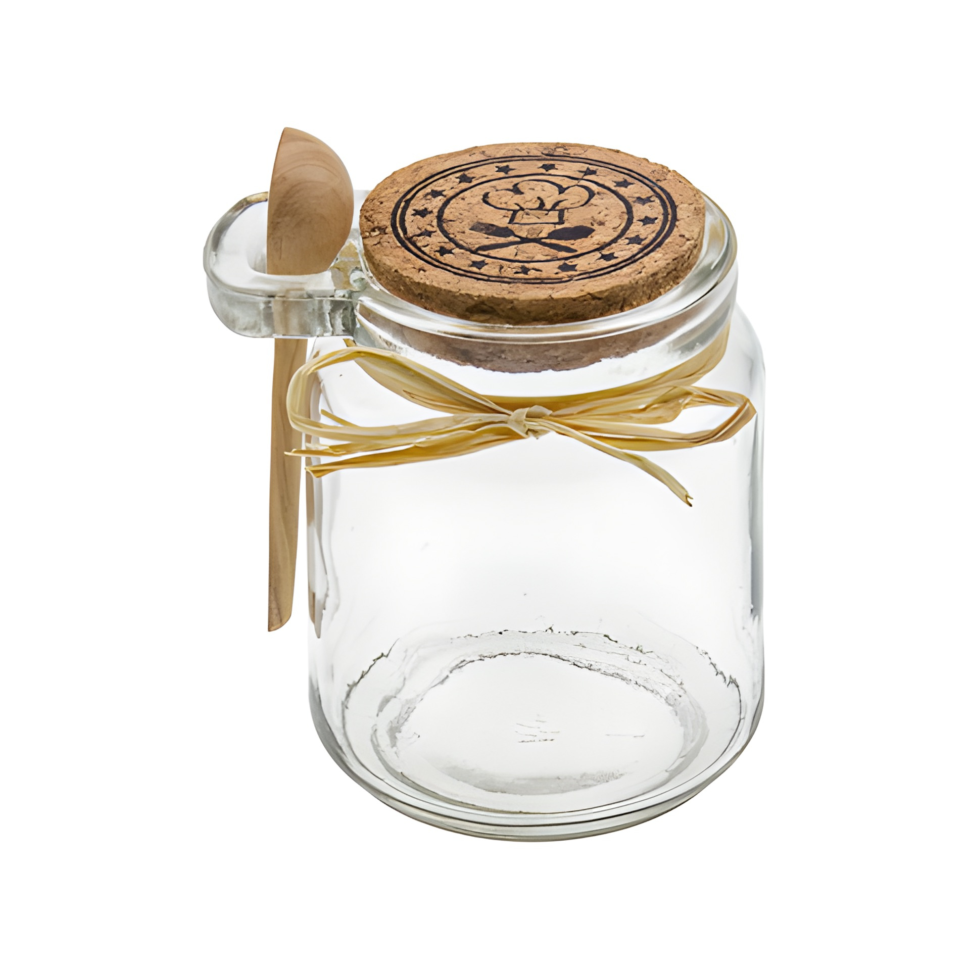 Korkenglas 220 ml mit Holzlöffel